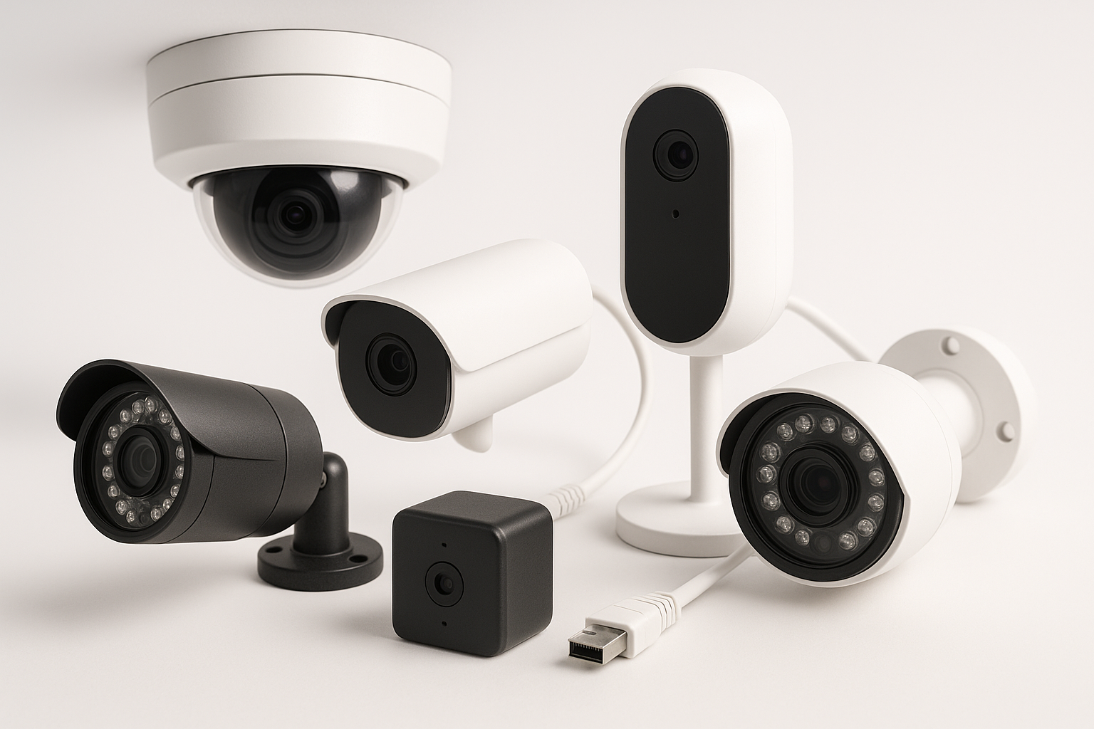 Tipos de cámaras de vigilancia para casa