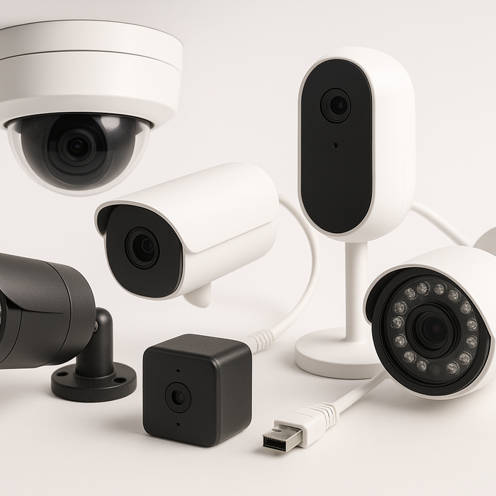 Tipos de cámaras de vigilancia para casa