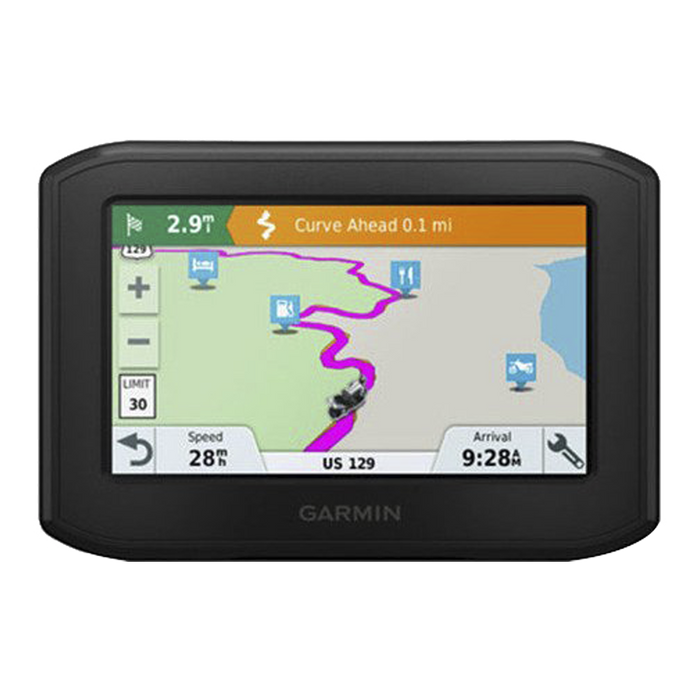 Navegador para Motocicleta Z?mo / Pantalla 4.3 Resistente / Ruteo Aventurero / Alertas para Motociclistas / Control de Música / Llamadas Manos Libres / Tráfico y Clima en Tiempo Real / Notificaciones Inteligentes / Compatible con Trip