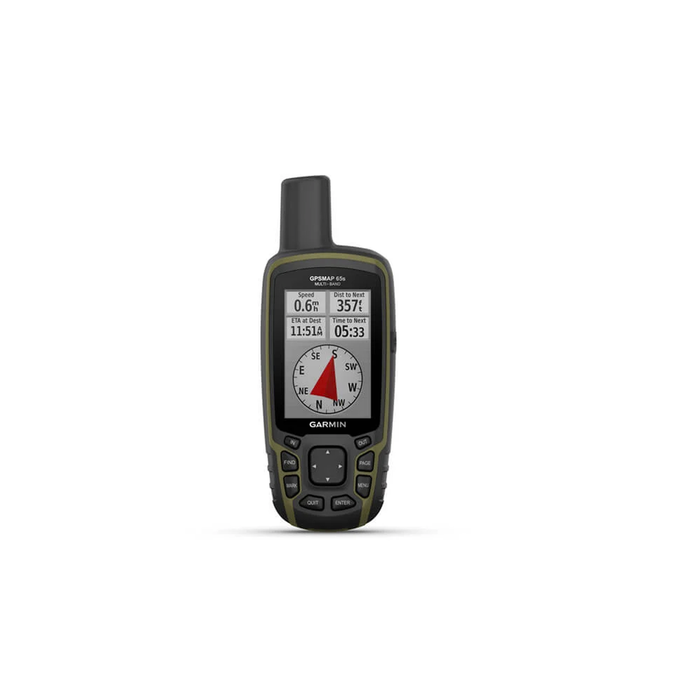 GPS Portátil para Actividades Outdoor / Pantalla TFT Transflectiva 2.6 Pulgadas / Resolución 160x240 Pixeles / Brújula de 3 Ejes / Altímetro Barométrico / Compatible con GPS, GLONASS, Galileo, QZSS / Memoria 16 GB / Resi