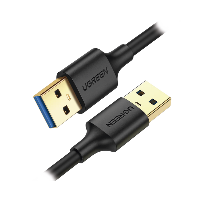 Cable USB-A 3.0 a USB-A 3.0 / 2 Metros / Macho a Macho / Conector Niquelado / Núcleo de Cobre Estañado / Blindaje Múltiple / Velocidad 5Gbps / No Requiere Controlador / Compatible con USB2.0 Y USB 1.1