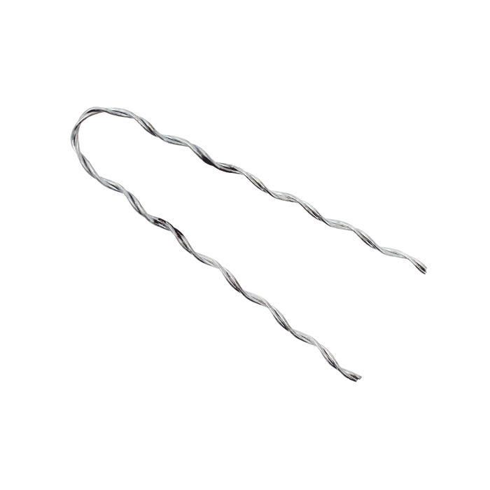 Remate Preformado para Fibra Óptica Mini Figura 8, Span 80 m, para mensajero de acero con diámetro ? 1.6 mm - 1/16