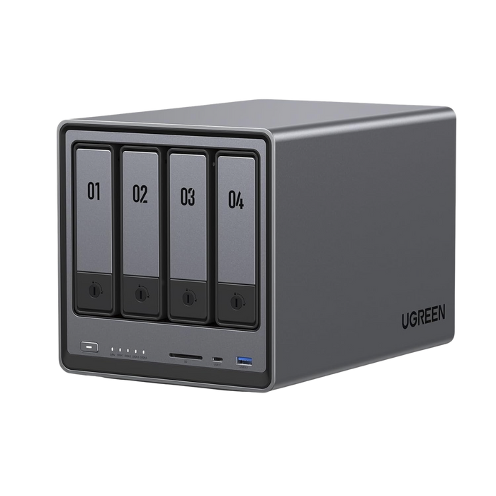 NASync DXP4800 | SO UGOS Pro | Intel N100 12th Gen Intel® Quad Core? | 4-Bahias (SATA) hasta 96TB | 2* M.2 SSD hasta 16TB| 8GB DDR5 (Exp. a 16GB) | 2.5Gb Dual Ethernet | HDMI 4K | 2* USB2.0 | 1*USB 3.2Gen | 1* USB 3.2Gen2 | 1*USB-C 3.2Gen2 | SD