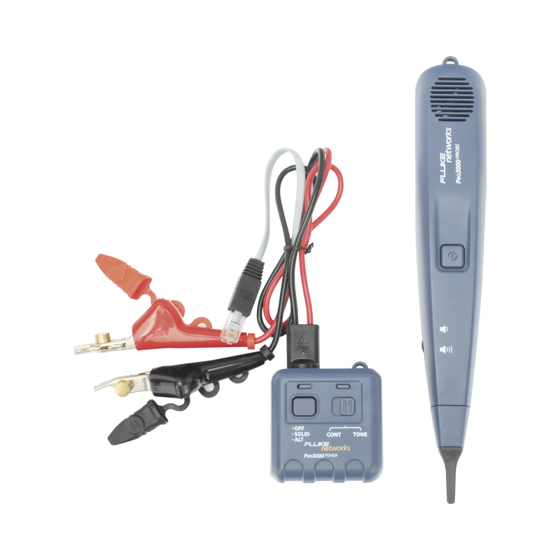 26000900 Generador y Sonda (Detector) de Tonos PRO3000?, Para Identificación de Señales Analogicas en Cableado Inactivo