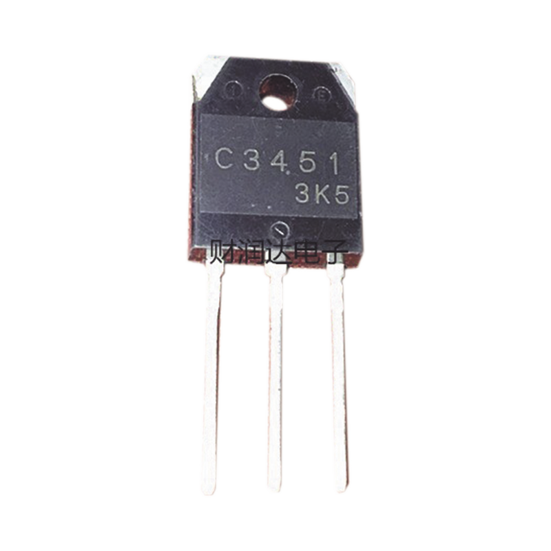 2SC-3451 Transistor de Potencia en Silicio tipo NPN, 500 Vc-b, 15 A. 100 Watt, TO-3PA .