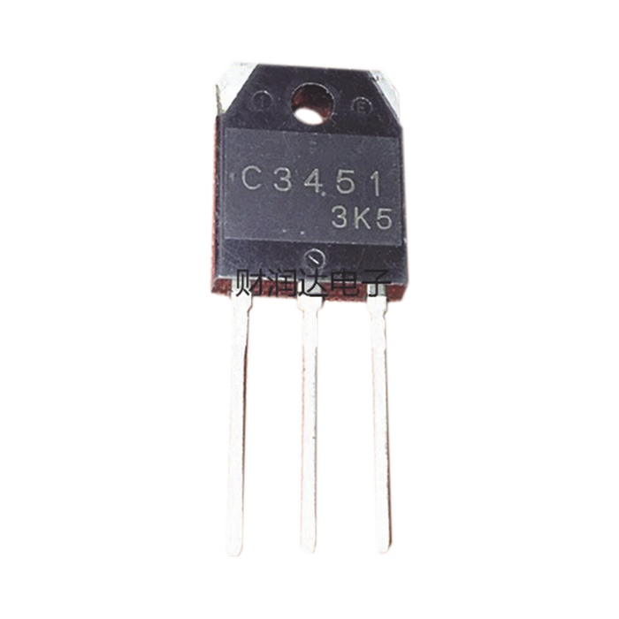 Transistor de Potencia en Silicio tipo NPN, 500 Vc-b, 15 A. 100 Watt, TO-3PA .