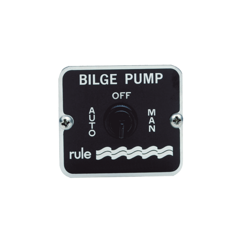 45 Switch de tres posiciones para control de bombas de achique de 12 o 24 Vcd.