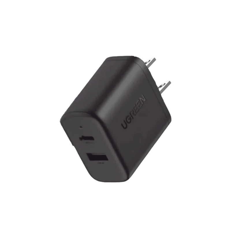 45303 Cargador Rápido de 2 Puertos 20W Negro