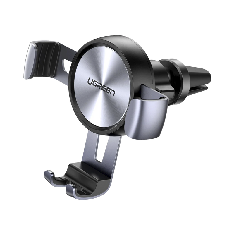 Soporte de Celular para Automóvil en Rendija de Ventilación / Sistema de Gravedad / Rotacion de 360° /Angulo Multiple / Almohadillas de Goma Antideslizantes / Amplia Compatibilidad con dispositivos de 4 a 7 / Color Negro