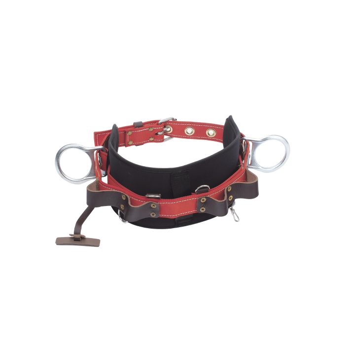 Cinturón de Liniero de Lujo, Fabricado en Poliéster, con 2 Anillos tipo D, Talla 40.