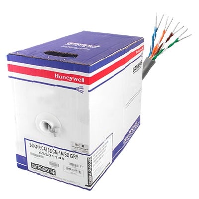 6330-1109/1000 Bobina de Cable de 305 Metros UTP Cat5e / Color Gris / UL, CM, Probado a 350 Mhz / Para Aplicaciones de CCTV, Redes de Datos, IP megapixel, Control RS485