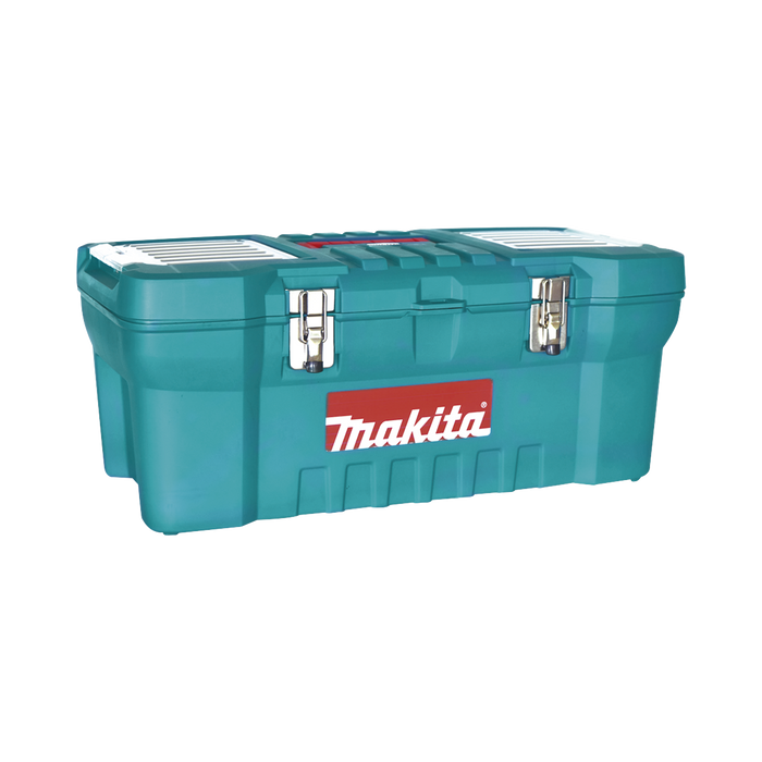 Caja de herramientas de 24 con doble cerradura de metal (60 x 25 x 30 cm)