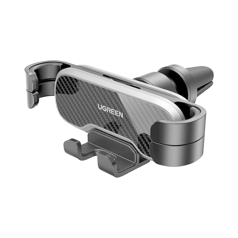 80539 Soporte de Teléfono para Rendija de Ventilación | Tecnología Gravity Drive | Rotación de 360° | Suspensión por Goma | 5 Puntos de Sujeción | Compacto | Ajustable | Estable | Compatible con Rejilla de Ventilaci