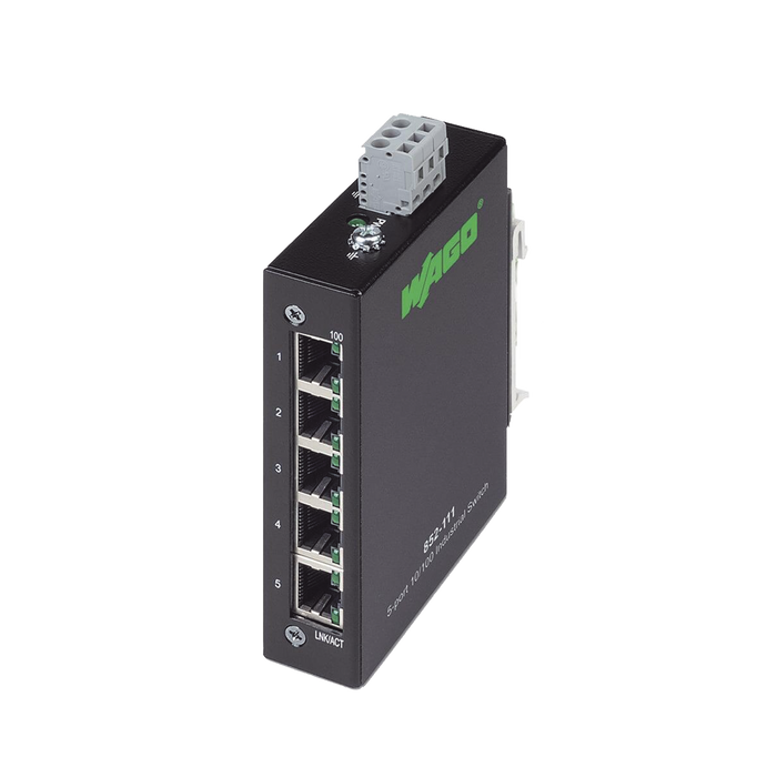 Industrial ECO Switch 5 puertos 100 Base-T Negro