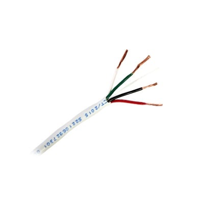 92-70 Bobina de 305 Metros / Cable de Cobre / 4 X 18 AWG / Tipo Alarmas UL / Para Interior / Color Gris / Para Aplicaciones de Alarmas de Intrusión / Interfonos / TV Porteros / y Multi-Propósito / Hecho en México