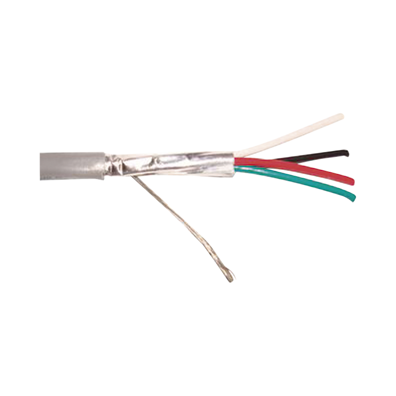 9274 Cable 4 x 18 AWG / Blindado / 305 Metros / Riser / UL / Color Gris / Hecho en México
