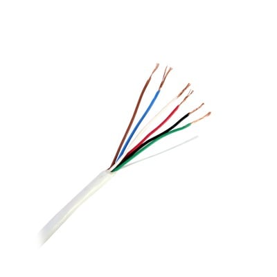 92-96 Bobina de 305 Metros / 6 x 22 AWG  / Cable de Cobre / Tipo CMR / Para Interior / Para Aplicaciones de Control de Accesos / Alarmas de Intrusión / Automatización / Interfonos y TV Porteros