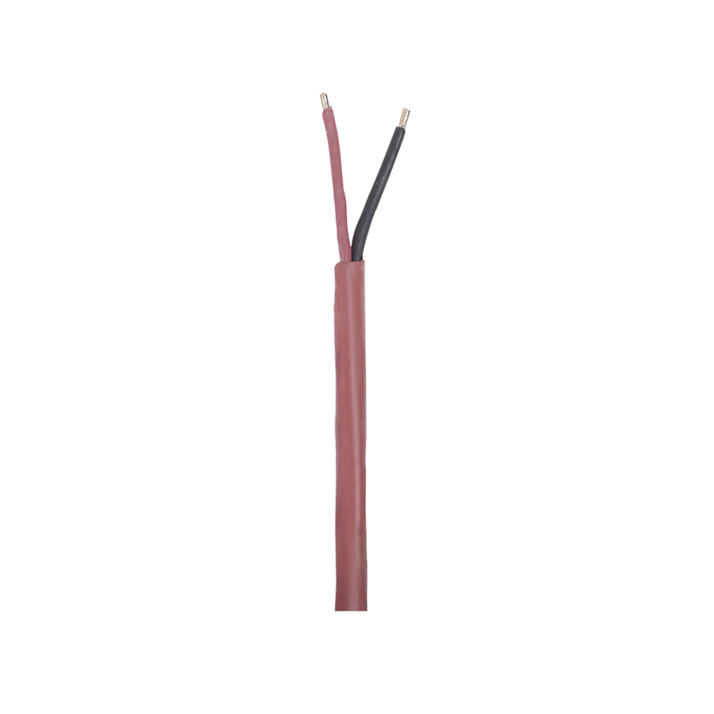 9489 Bobina de 305 metros de Alambre, 2 x 18 AWG, color rojo, FPLR Incendio, Hecho en México