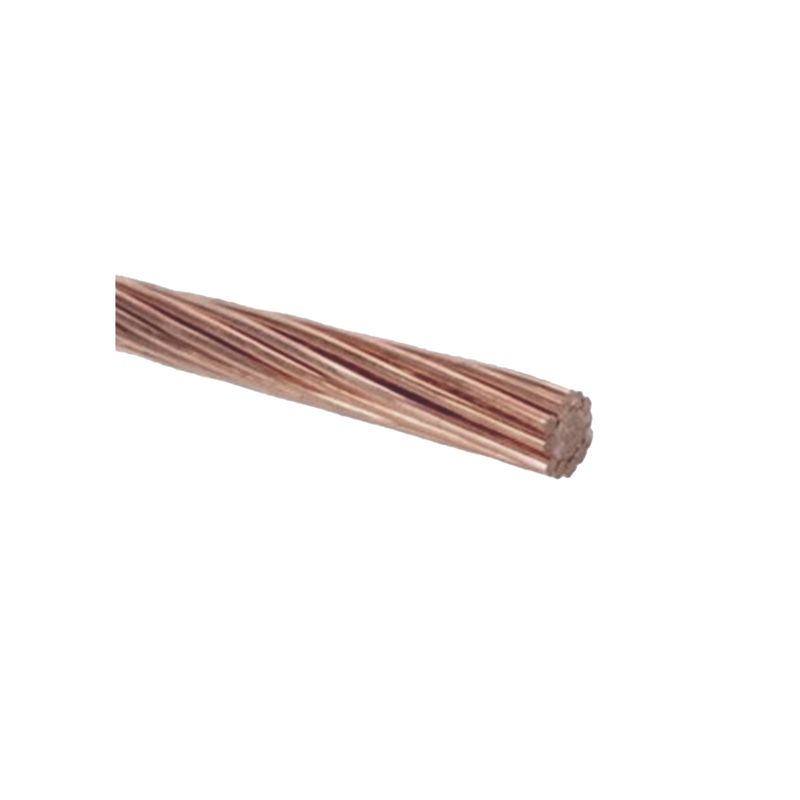 A083 Venta por metro / 1/0 AWG / Cable Eléctrico / Cobre Desnudo / Semiduro 7 Hilos