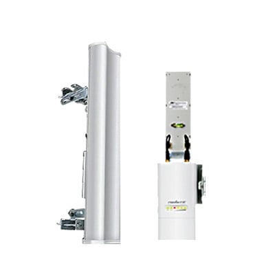 AM-2G15-120 Antena sectorial para radio estaciones base airMAX de 120 grados de cobertura horizontal, 2 GHz (2.3-2.7 GHz) de 15 dBi