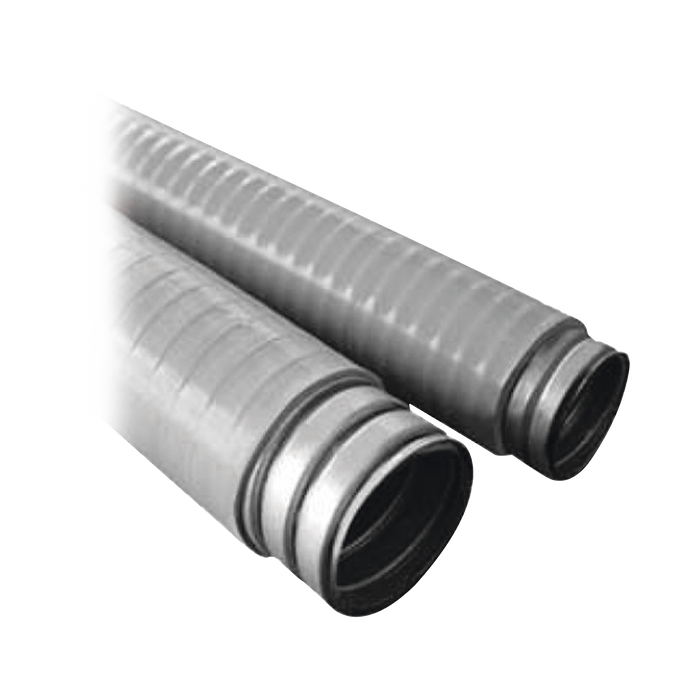 Tubo Flexible tipo Liquidtight de 3 (75 mm). Acero + Forro PVC. Rollo de 10 Metros.