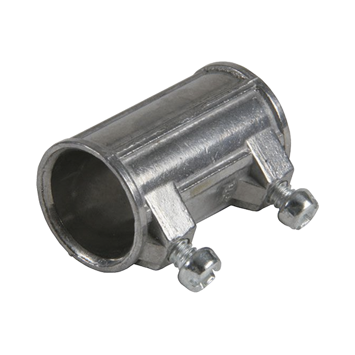 Cople de 1 1/4 para Tubo Pared Delgada con Tornillos Opresores.
