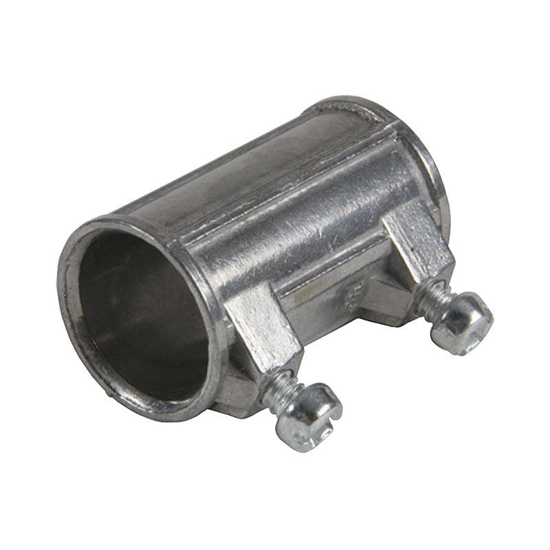 Cople de 3/4 para Tubo Pared Delgada con Tornillos Opresores.