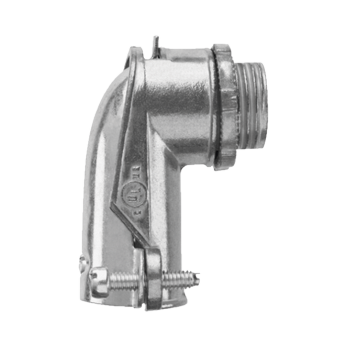Conector curvo para tubo flexible 1/2 (13 mm)