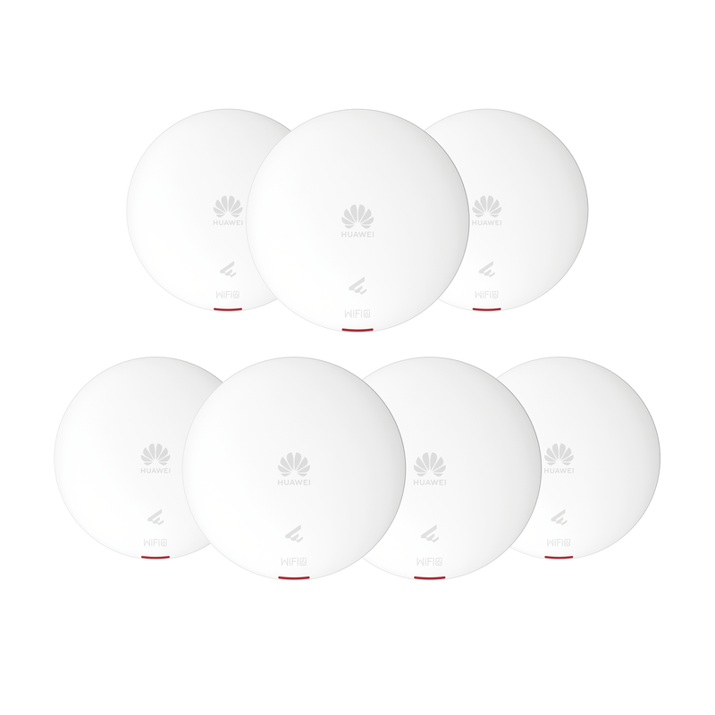 AP361-KIT7 Kit de 7 - Punto de Acceso Wi-Fi 6 /  1.775 Gbps / MU-MIMO 2x2:2 (2.4GHz y 5GHz) / Smart Antenna 20% más cobertura / Instalación en techo y pared / Seguridad WP3 / Con Administración Gratuita desde la Nube