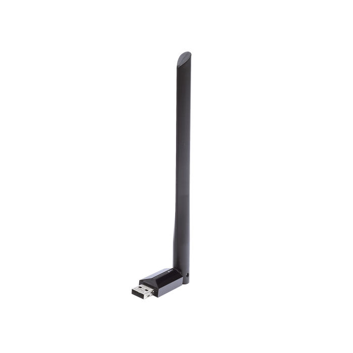 Adaptador USB inalámbrico doble banda AC 600 Mbps, antena de alta ganancia.