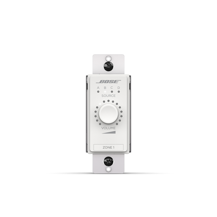 ControlCenter Controlador de volumen y seleccion de fuente (A/B/C/D) de zona digital | Blanco