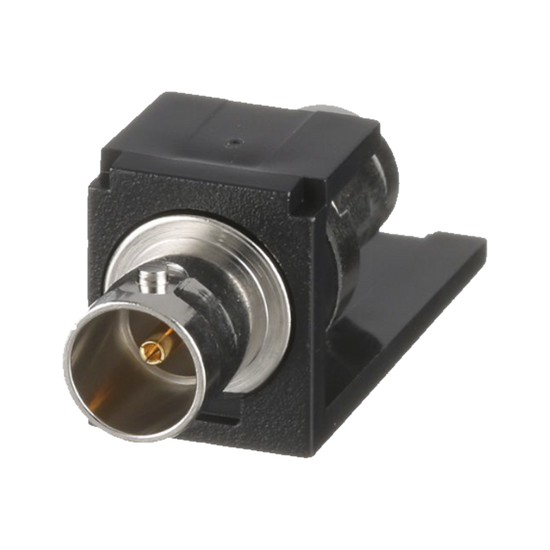 CMBA75BLY Módulo Acoplador Coaxial Tipo BNC, Mini-Com, de 75 Ohms, Color Negro