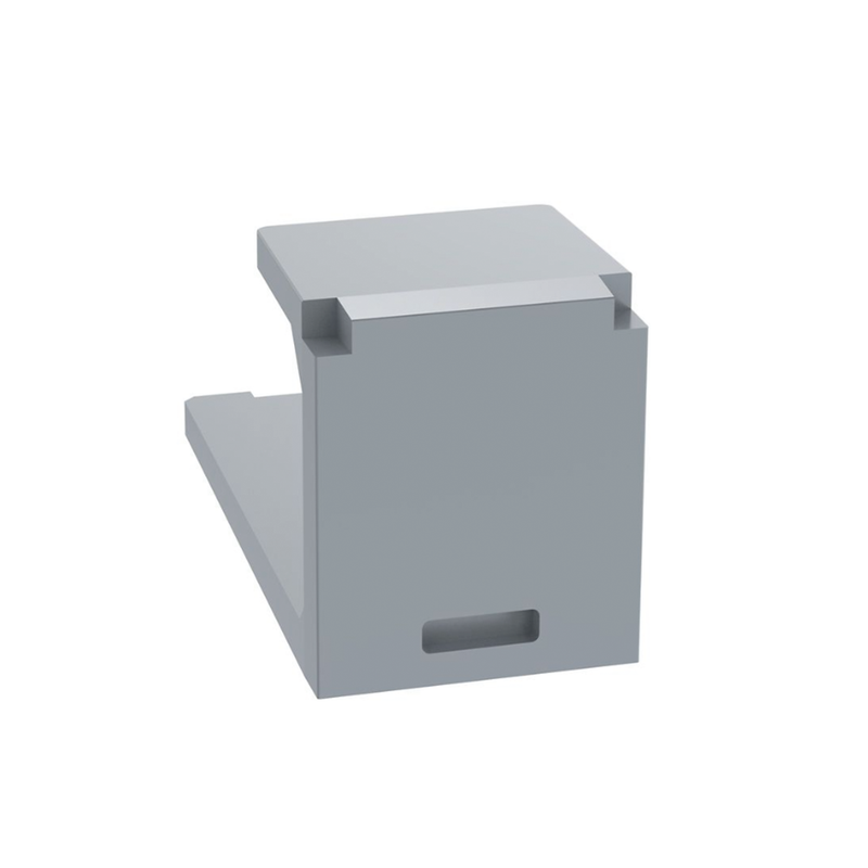 CMBIG-X Módulo de tapa ciega (Inserto Ciego), Mini-Com, Color Gris, 1 Pieza