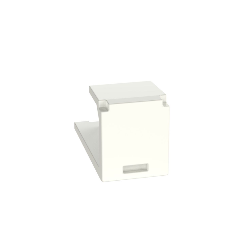 CMBIW-X Módulo de tapa ciega (Inserto Ciego), Mini-Com, Color Blanco Mate, 1 Pieza
