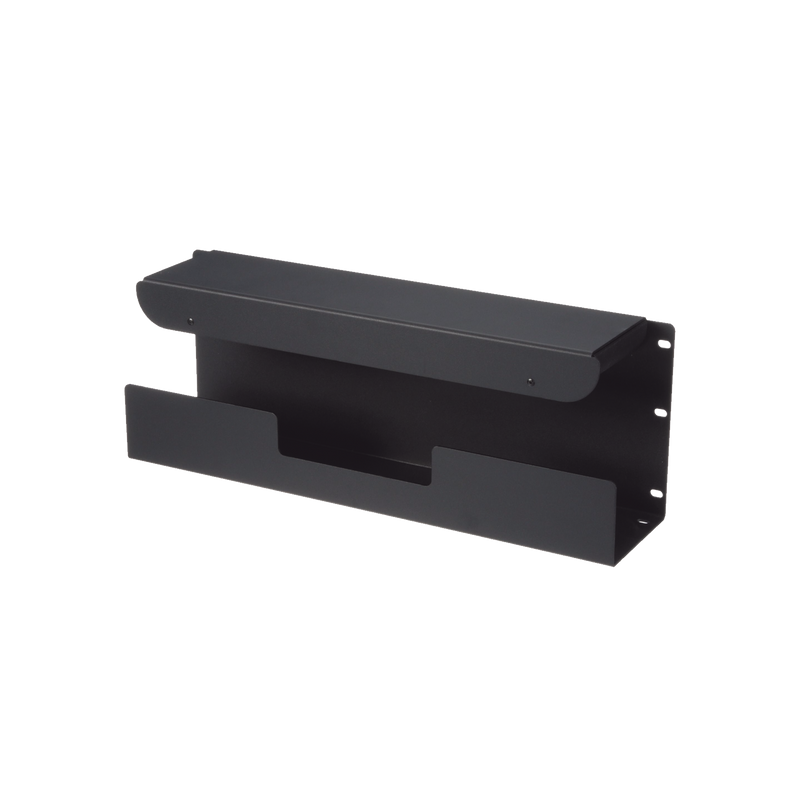 CMLT19 Accesorio Pasacables Para Rack Estándar de 19 in, 4 UR, Capacidad de 260 Cables Cat6, 4.5 in de Profundidad, Color Negro