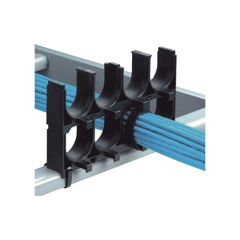 CRS1-125-X Espaciador de Cables de Nylon 6.6, Con 1 Espacio de 1.25 in (31.8 mm) de Diámetro, Color Negro, 1 Pieza