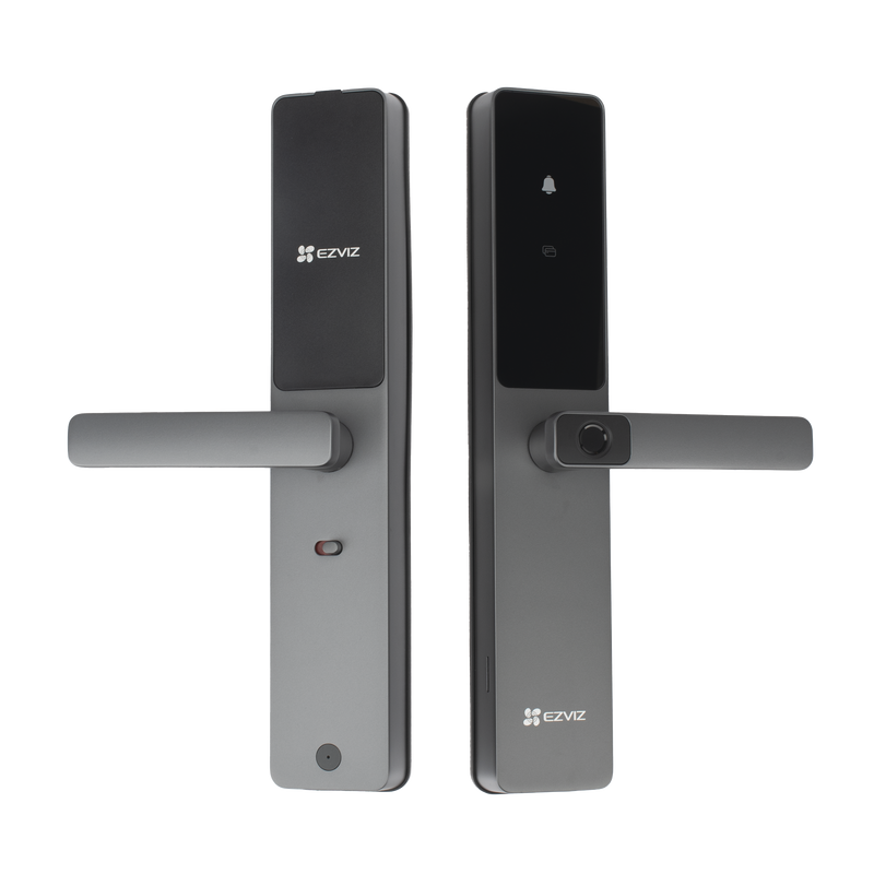 CS-DL05-R100 Cerradura Inteligente / Cerrojo Tipo Americano / Wi-Fi / Bluetooth  /  Códigos Temporales Para Visitantes / Lectura de Huella / Lectura de Tag / Contraseña /  Botón para Timbrar / Apertura remota /  No Requiere Hub