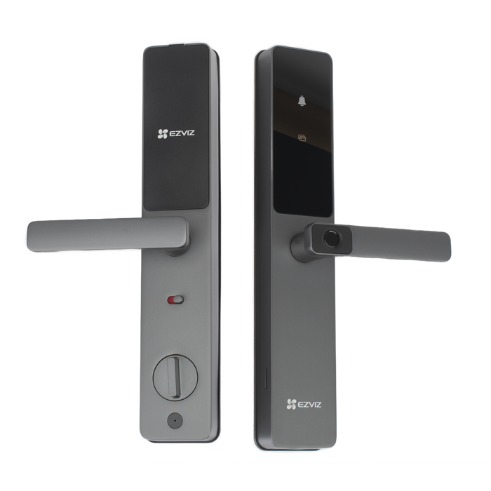 Cerradura Inteligente / Wi-Fi / Bluetooth / Códigos Temporales Para Visitantes / Lectura de Huella / Lectura de Tag / Contraseña / Botón para Timbrar / Apertura Remota / Alarma Anti-intrusión / No Requiere HUB