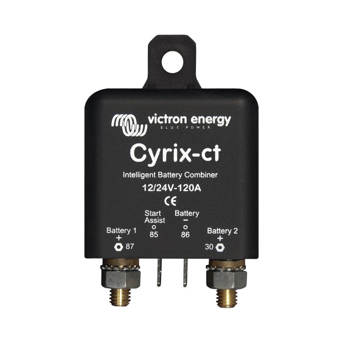 Cyrix-CT 12/24 V 120 A / Combinador Inteligente de Baterías en Vehículos y Embarcaciones