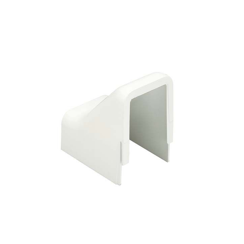 DCF10WH-X Conexión para techo falso/entrada, para uso con canaleta LD10, material ABS, Color Blanco