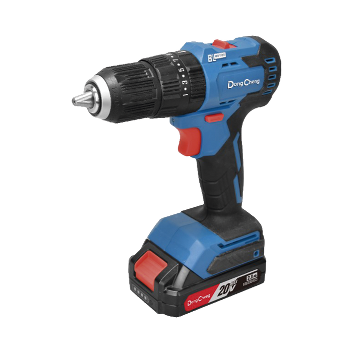 Rotomartillo / Taladro Inalámbrico de 20V sin Carbones, Broquero de 1/2, incluye 2 Baterías de 2.0 Ah, Cargador y Maletín