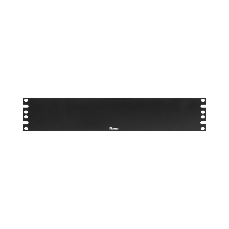 DPFP2 Tapa Ciega Para Rack Estándar de 19in, Plano, de Acero, 2UR, Color Negro