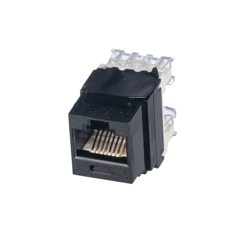 DRJ688TGBL Conector Jack RJ45 Cat6 de Repuesto, Estilo 110 (De Impacto), Para Patch Panel DP de Panduit