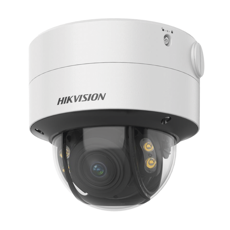 DS-2CD2747G2T-LZS(C) Domo IP 4 Megapixel  Lente 2.8 a 12 mm / Imagen a Color 24/7 (ColorVu) / 40 mts Luz Blanca / WDR 130 dB / Exterior IP67 / IK10 / Captura Facial / ACUSENSE / Micro SD / ACUSEARCH