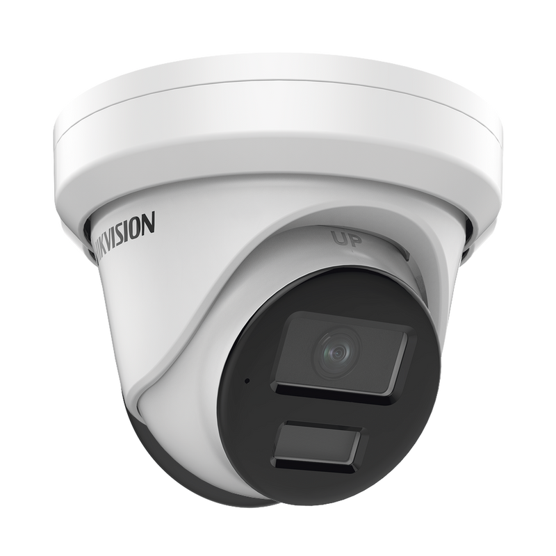 DS-2CD3346G2-ISU(H) Turret IP 4 Megapixel / Lente 2.8 mm / 40 mts IR / Exterior IP67 / DARKFIGHTER / Audio y Alarma I/O / PoE / ONVIF / Micro SD / 4 Analíticos: AcuSense, Deteccion Facial, Conteo de Personas por Cruce y Zona