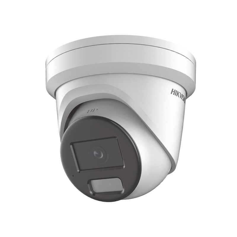 DS-2CD3386G2H-LISU Turret IP 8 Megapixel (4K) / Lente 2.8 mm / Dual Light (40 mts IR + 40 mts Luz Blanca) / DARKFIGHTER S / Exterior IP67 / Microfono Integrado / WDR 130 dB / 4 Analíticos: AcuSense, Deteccion Facial, Conteo de Personas por Cruce y Zona