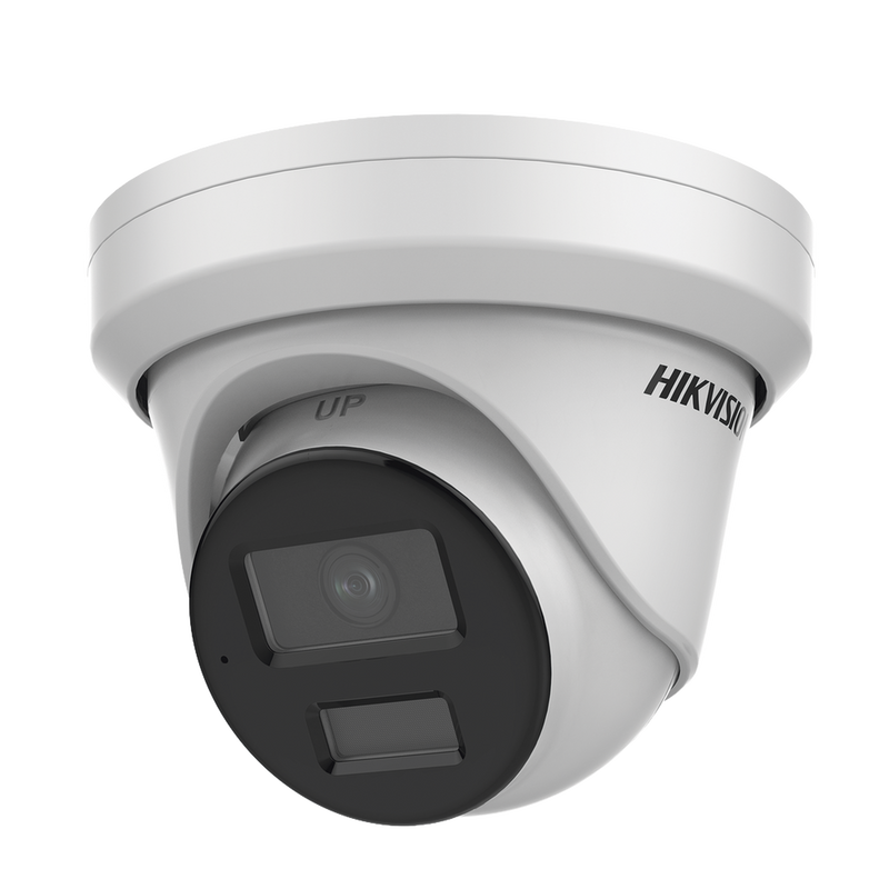 DS-2CD3386G2-IS(U)(H) Turret IP 8 Megapixel (4K) / Lente 2.8 mm / 40 mts IR / Exterior IP67 / Micrófono Integrado / DARKFHGITER / Alarmas y Audio I/O / PoE / ONVIF / Micro SD / 4 Analíticos: AcuSense, Deteccion Facial, Conteo de Personas por Cruce y Zona