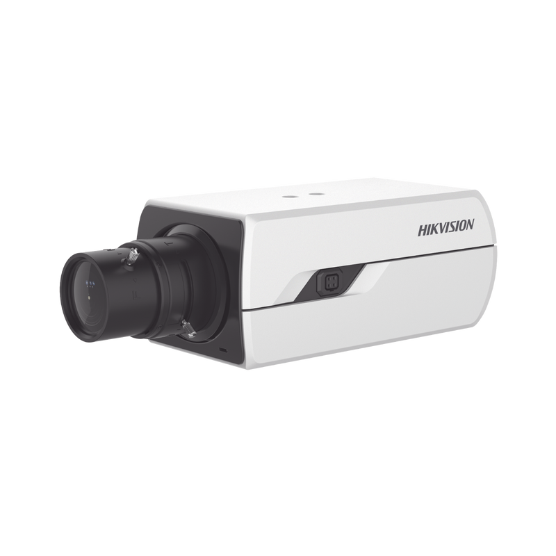 DS-2CD3843G0-AP Camara Box IP 4 Megapixel / Serie PRO / DARKFIGHTER / PoE / 12 Vcc o 24 VCA / WDR 120 dB / ONVIF / RS-485 / BLC /  Entrada y Salida de Audio y Alarmas (No Incluye Lente) / Micro SD