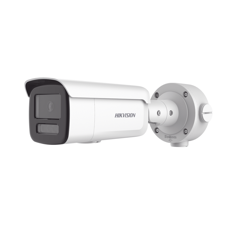 DS-2CD3T46G2H-LIS Bala IP 4 Megapixel / Lente 4 mm / Dual Light (60 mts IR + 60 mts Luz Blanca ) / Darkfighter S / Exterior IP67  / WDR 130 dB / 4 Analíticos: AcuSense, Deteccion Facial, Conteo de Personas por Cruce y Zona