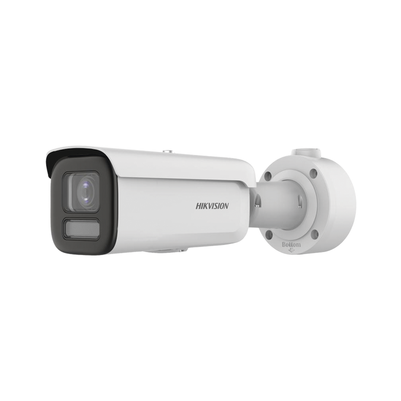DS-2CD3T86G2H-LISU Bala IP 8 Megapixel / Lente 4 mm / Dual Light (60 mts IR + 60 mts Luz Blanca ) / Darkfighter S / Exterior IP67  / WDR 130 dB / 4 Analíticos: AcuSense, Deteccion Facial, Conteo de Personas por Cruce y Zona